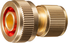 GRINDA BC-34A, 3/4″ с автостопом, из латуни, для шланга, быстросъёмный соединитель, PROLine (8-426130)