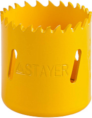 STAYER COBRA-BiM 44 мм биметаллическая коронка, сталь HSS (29547-044)