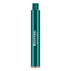 KRAFTOOL DIAMOND 72 мм (450 мм, 1 1/4″, лазерная сварка, сухое сверление с микроударом), алмазная коронка по железобетону (29825-072)