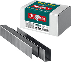 KRAFTOOL скобы тип 53F (D/056), 19 мм, калибр 23GA. 5000 шт (31787-19)